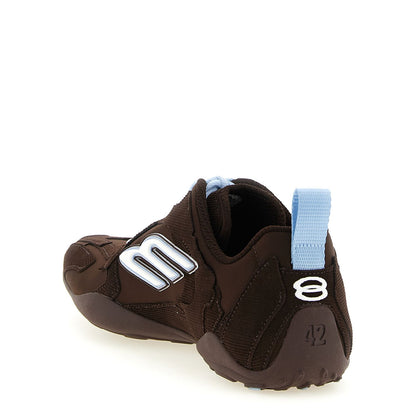 Balenciaga Brown Polyester Athletic Sneakers