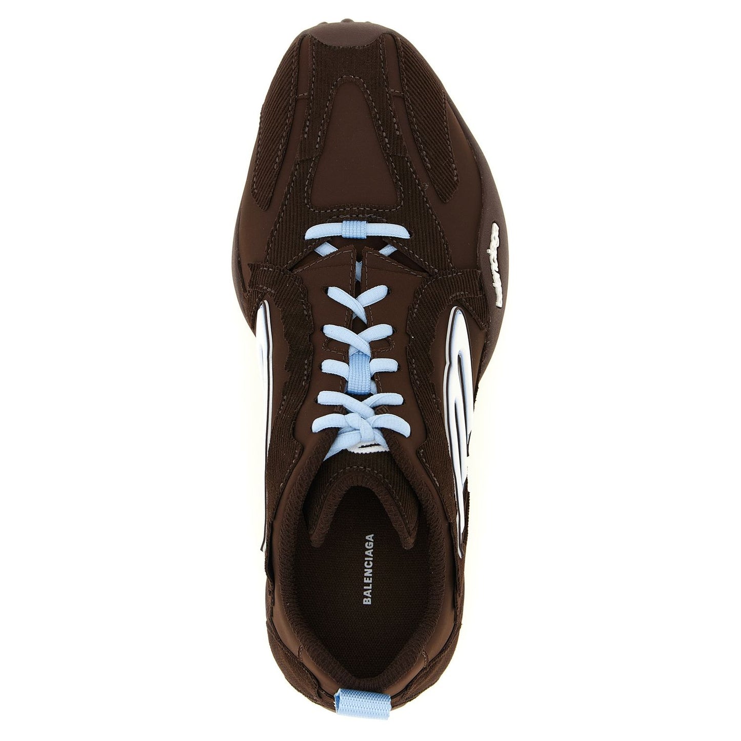 Balenciaga Brown Polyester Athletic Sneakers