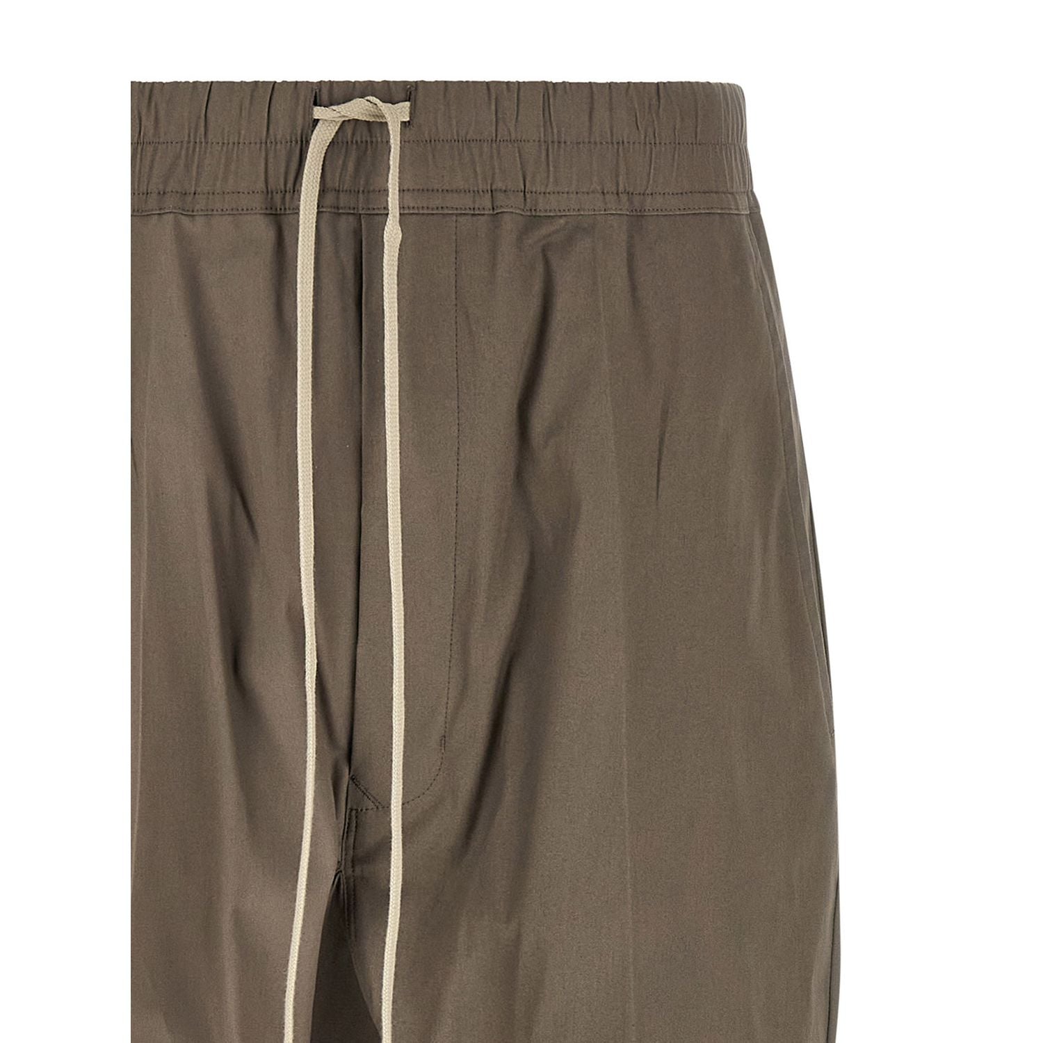 Rick Owens Gray Cotton Casual Pants
