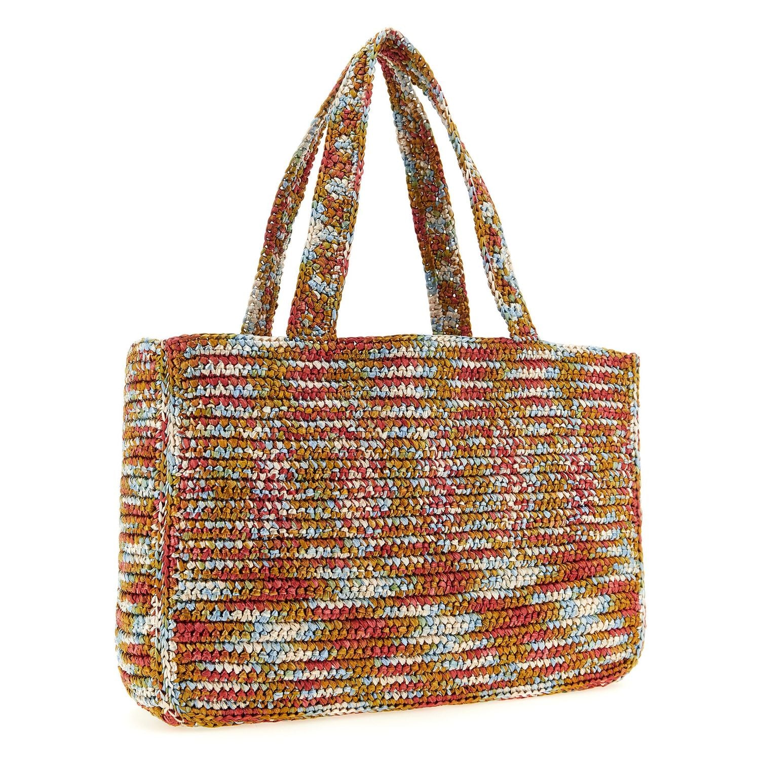 Valentino Garavani Multicolor Viscose Tote Bag