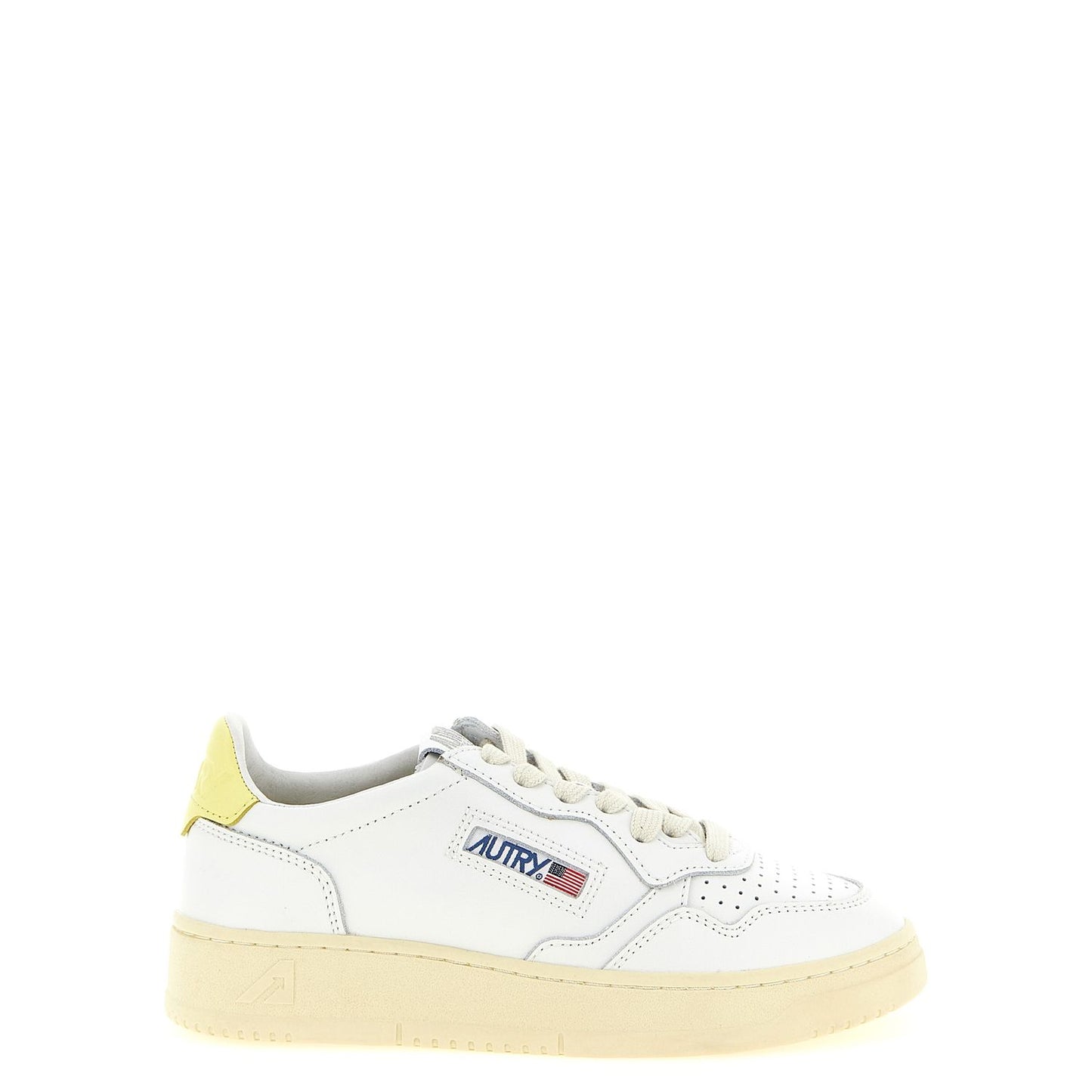 Autry Bicolor Cowhide Low Top Sneakers