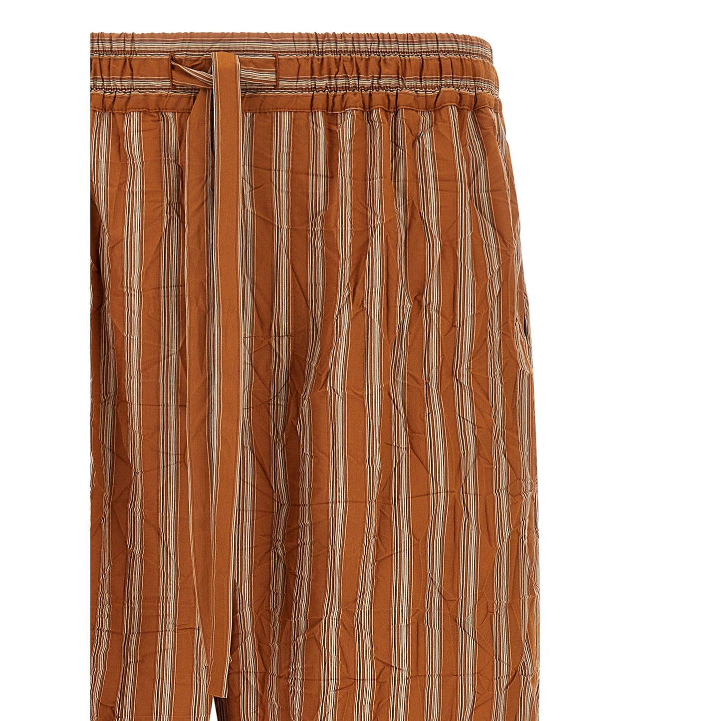Dolce & Gabbana Brown Viscose Casual Pants