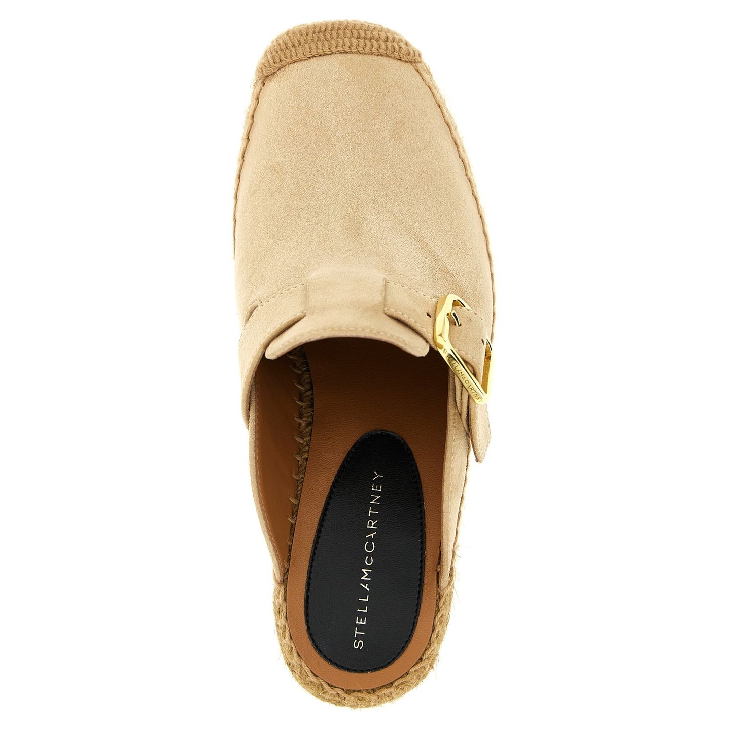 Stella McCartney Beige Viscose Wedge Sandals