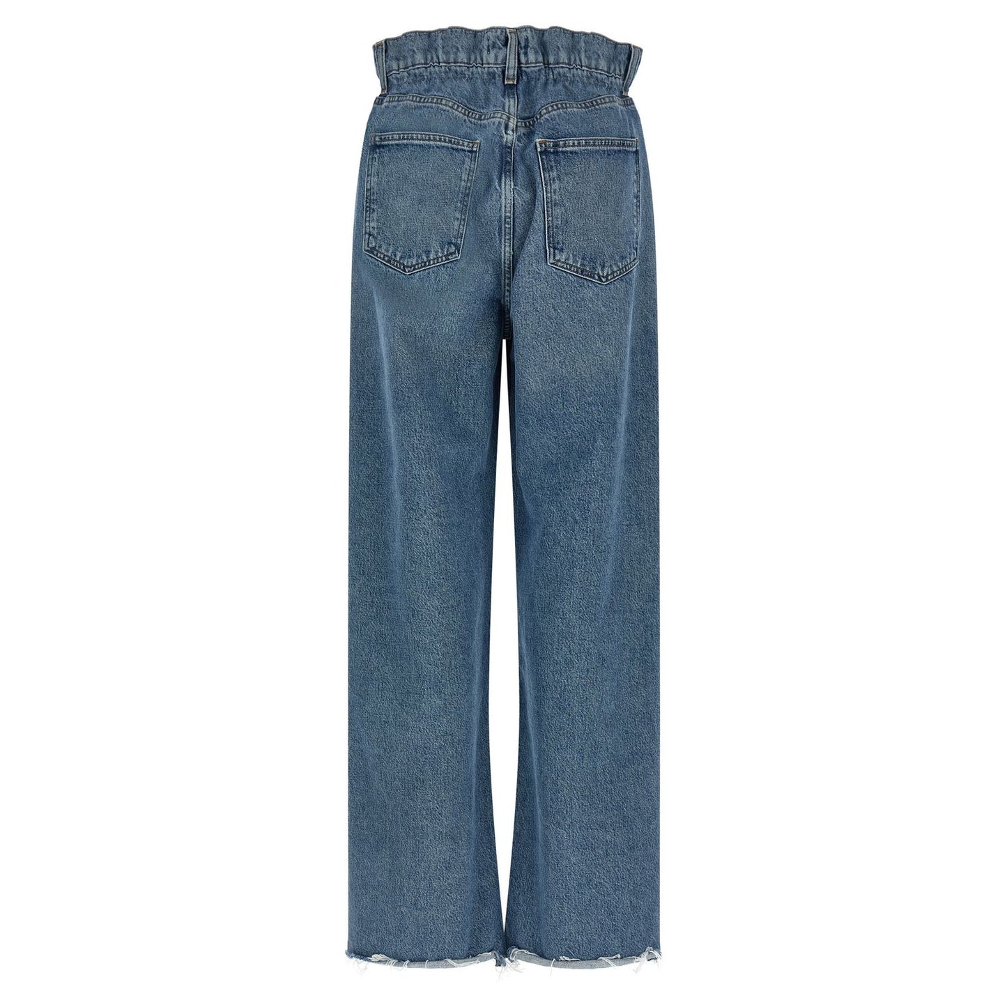 Agolde Blue Cotton Straight-Leg Jeans