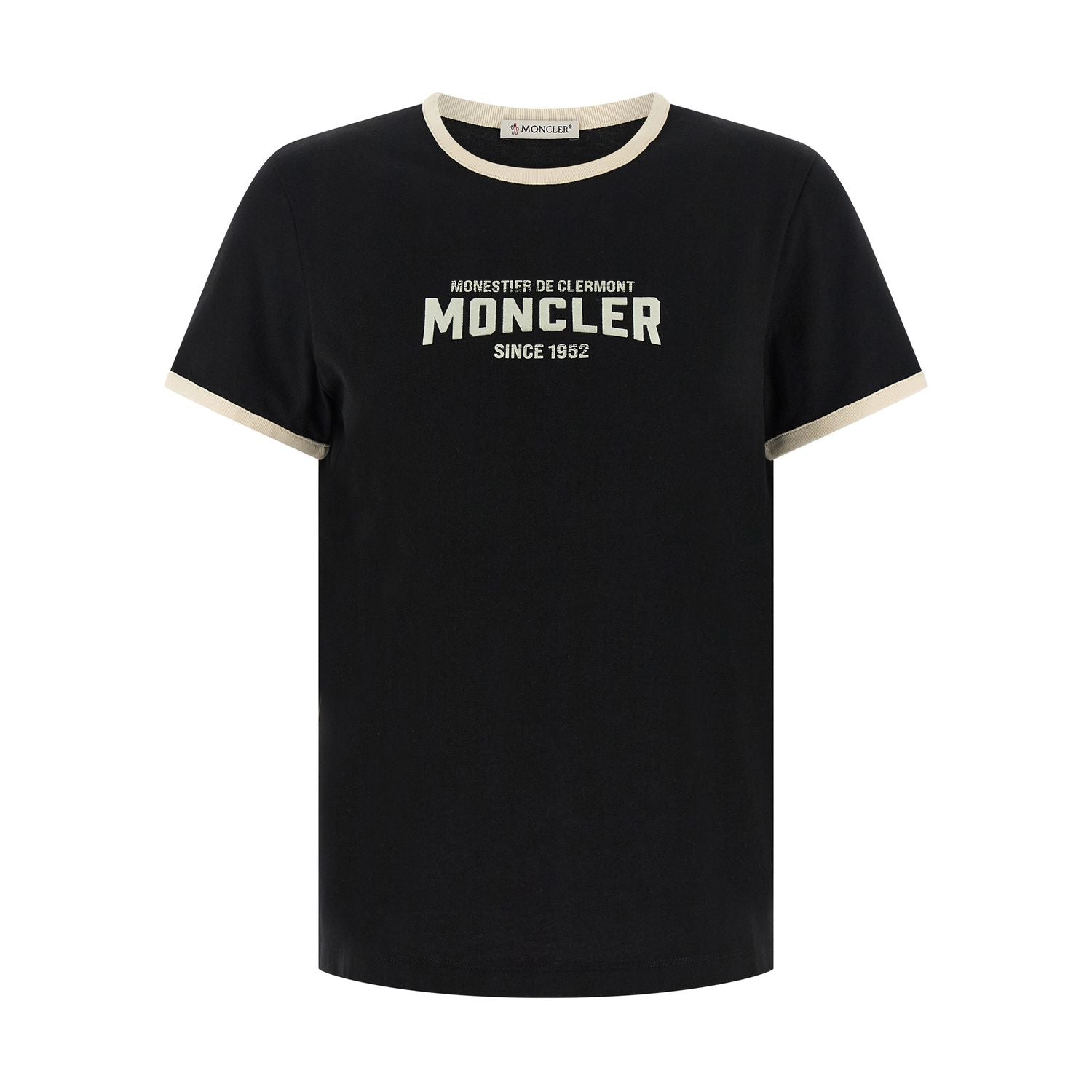 Moncler Black Cotton T-Shirt