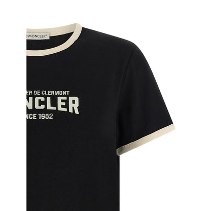 Moncler Black Cotton T-Shirt