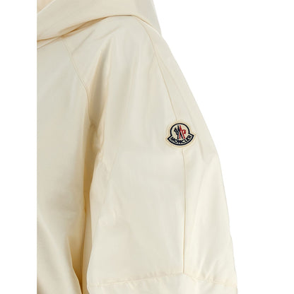 Moncler White Cotton Hoodie