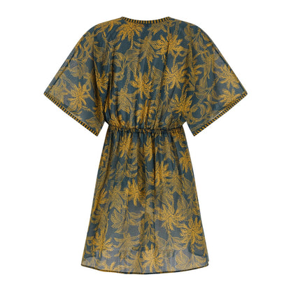 Eres Multicolor Cotton Casual Dress