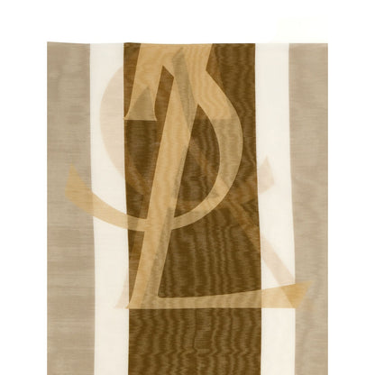 Saint Laurent Multicolor Cotton Foulard