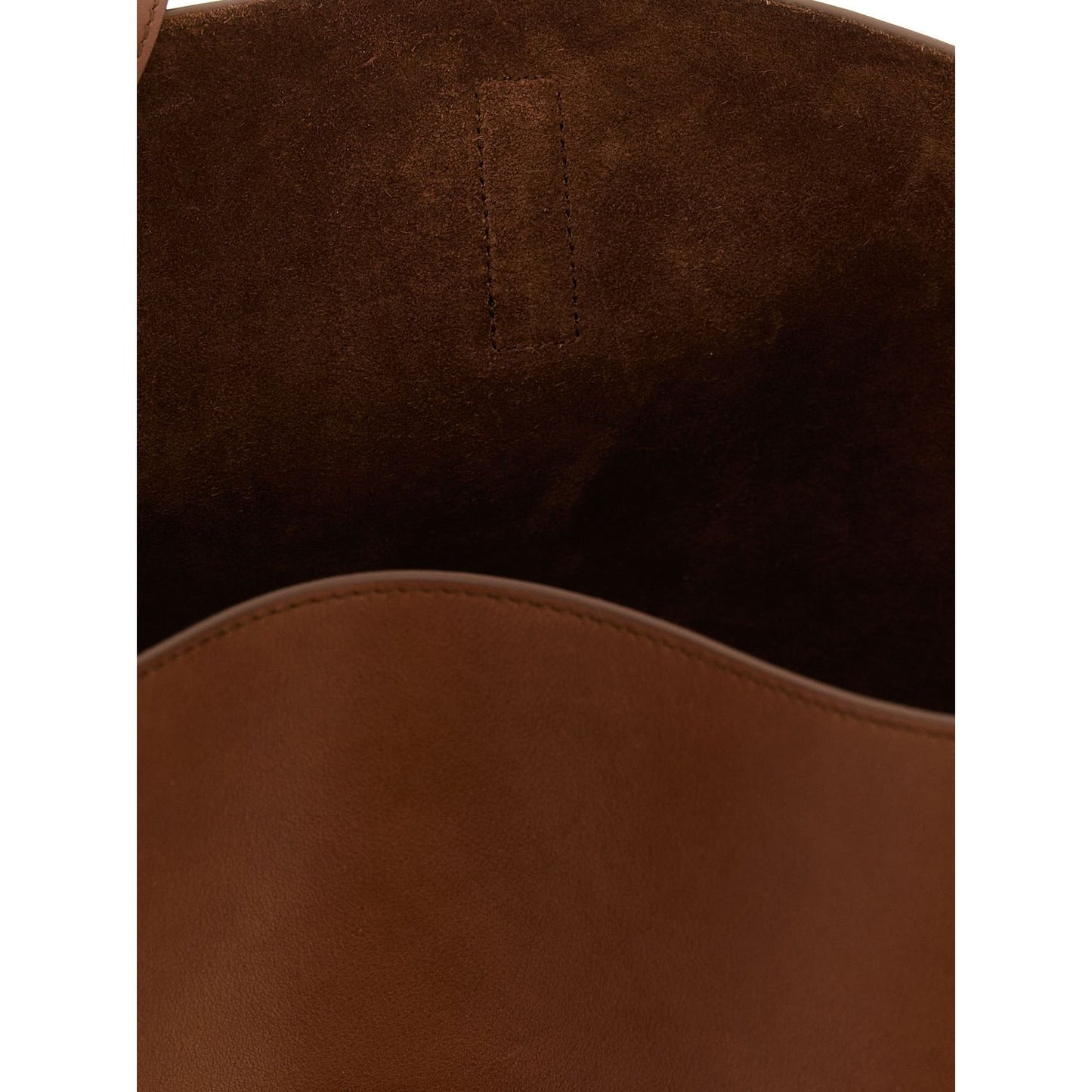 Saint Laurent Brown Calfskin Shoulder Bag