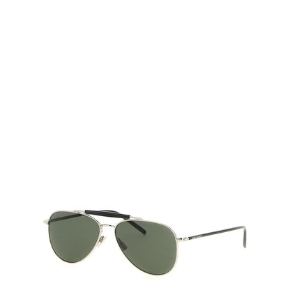 Saint Laurent Silver Acetate Sunglasses
