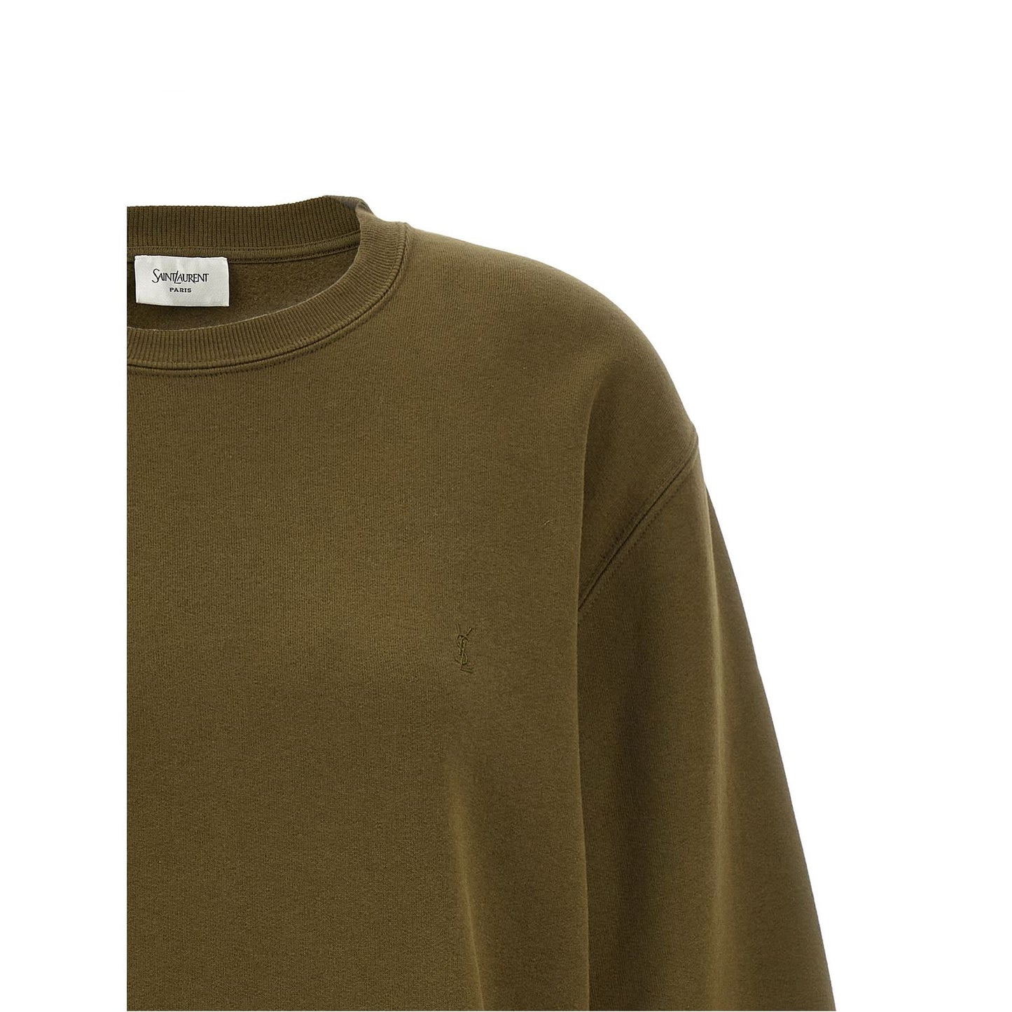 Saint Laurent Bicolor Cotton Sweatshirt