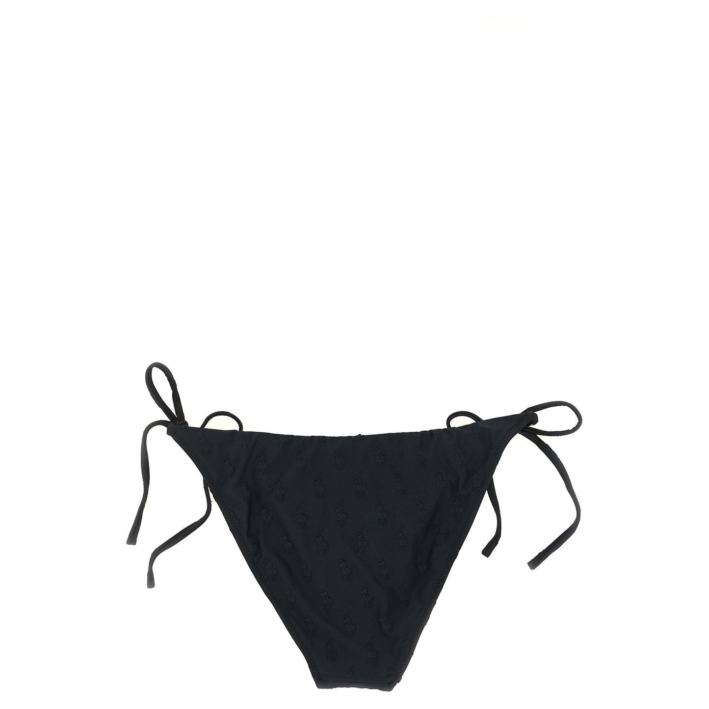 Polo Ralph Lauren Black Recycled Polyester Bikini