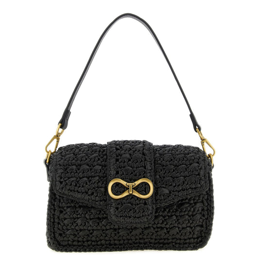 Twinset Black Polypropylene Crossbody Bag