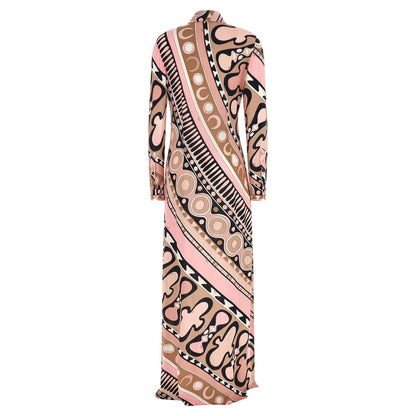 Emilio Pucci Multicolor Viscose Long Dress