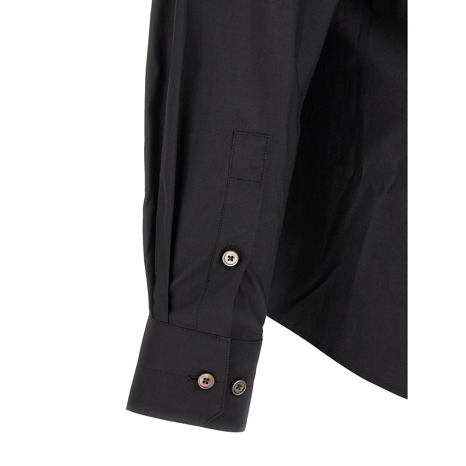 Lemaire Black Cotton Blouse