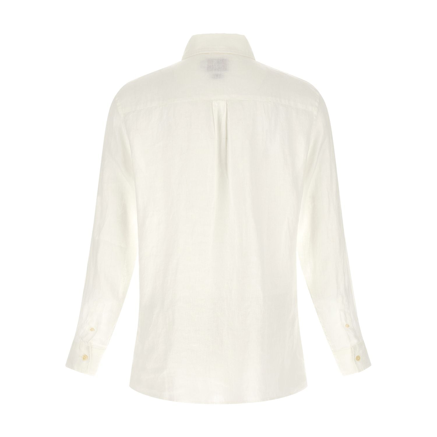 MC2 Saint Barth White Linen Polo Shirt