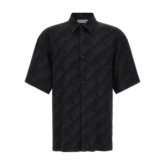 Balenciaga Black Viscose Blouse