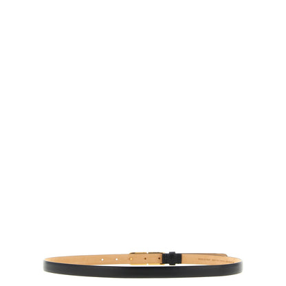 Balenciaga Black Leather Regular Belt