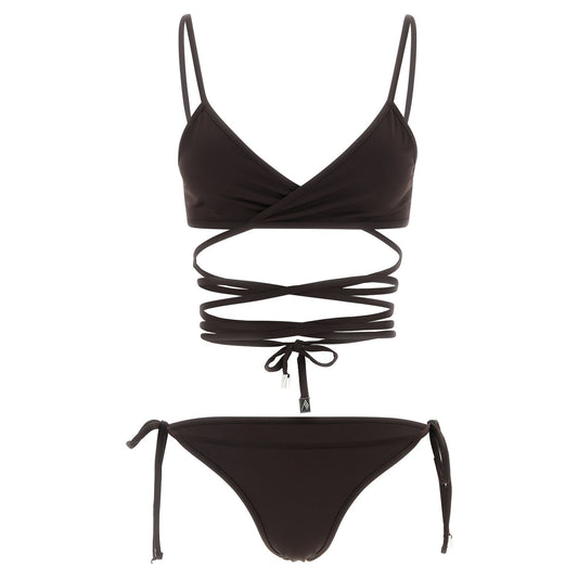 The Attico Brown Polyamide Bikini