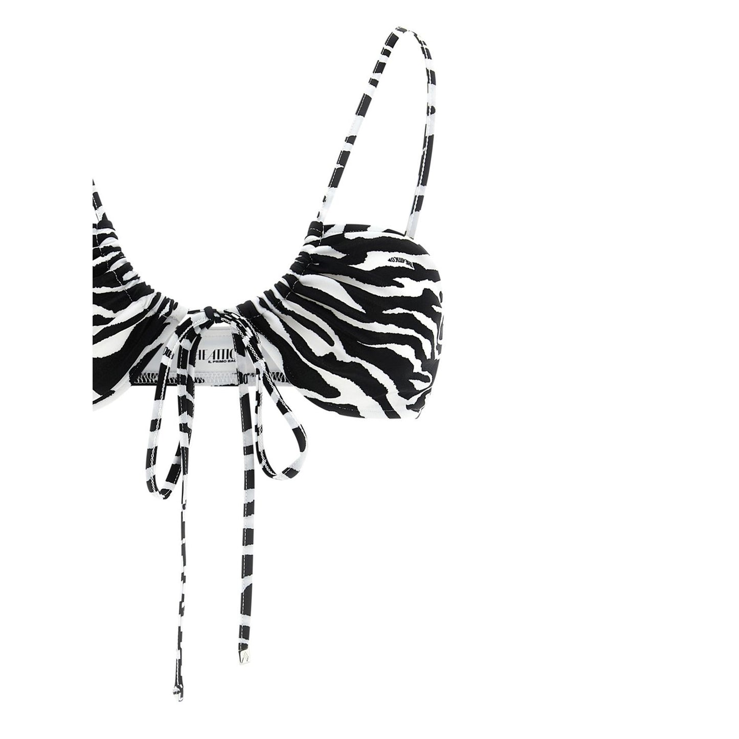 The Attico Bicolor Polyester Bikini