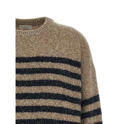 Brunello Cucinelli Multicolor Wool Cardigan