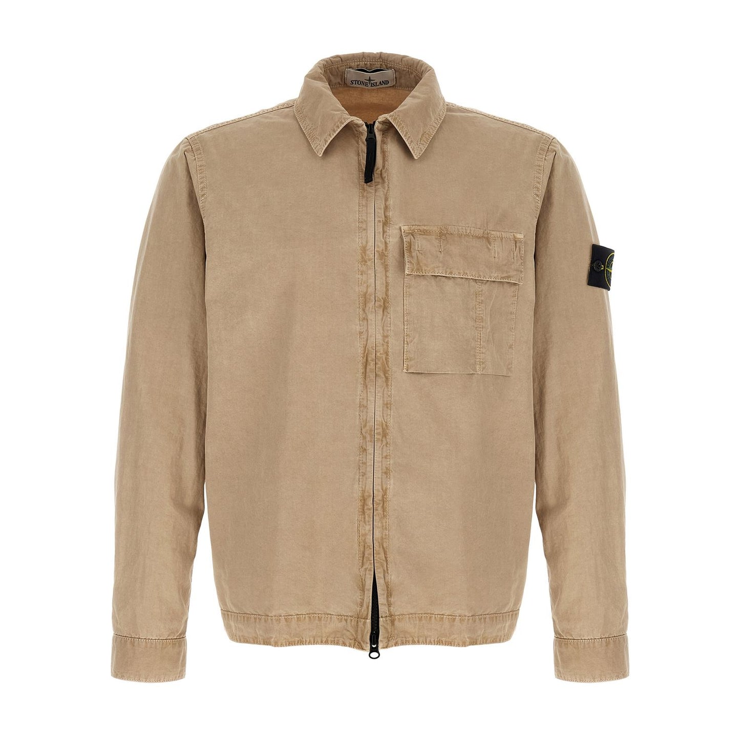 Stone Island Beige Cotton Blouse