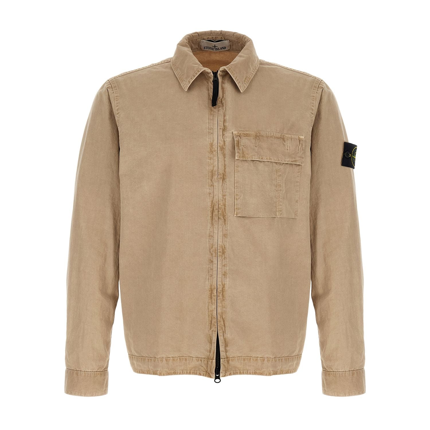Stone Island Beige Cotton Blouse