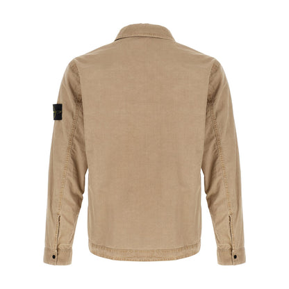 Stone Island Beige Cotton Blouse