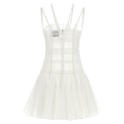 Giovanni Bedin White Polyamide Short Dress