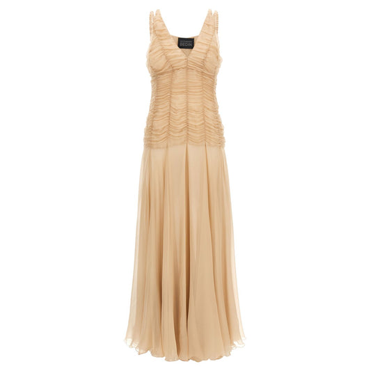 Giovanni Bedin Multicolor Silk Long Dress