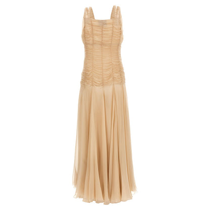 Giovanni Bedin Multicolor Silk Long Dress
