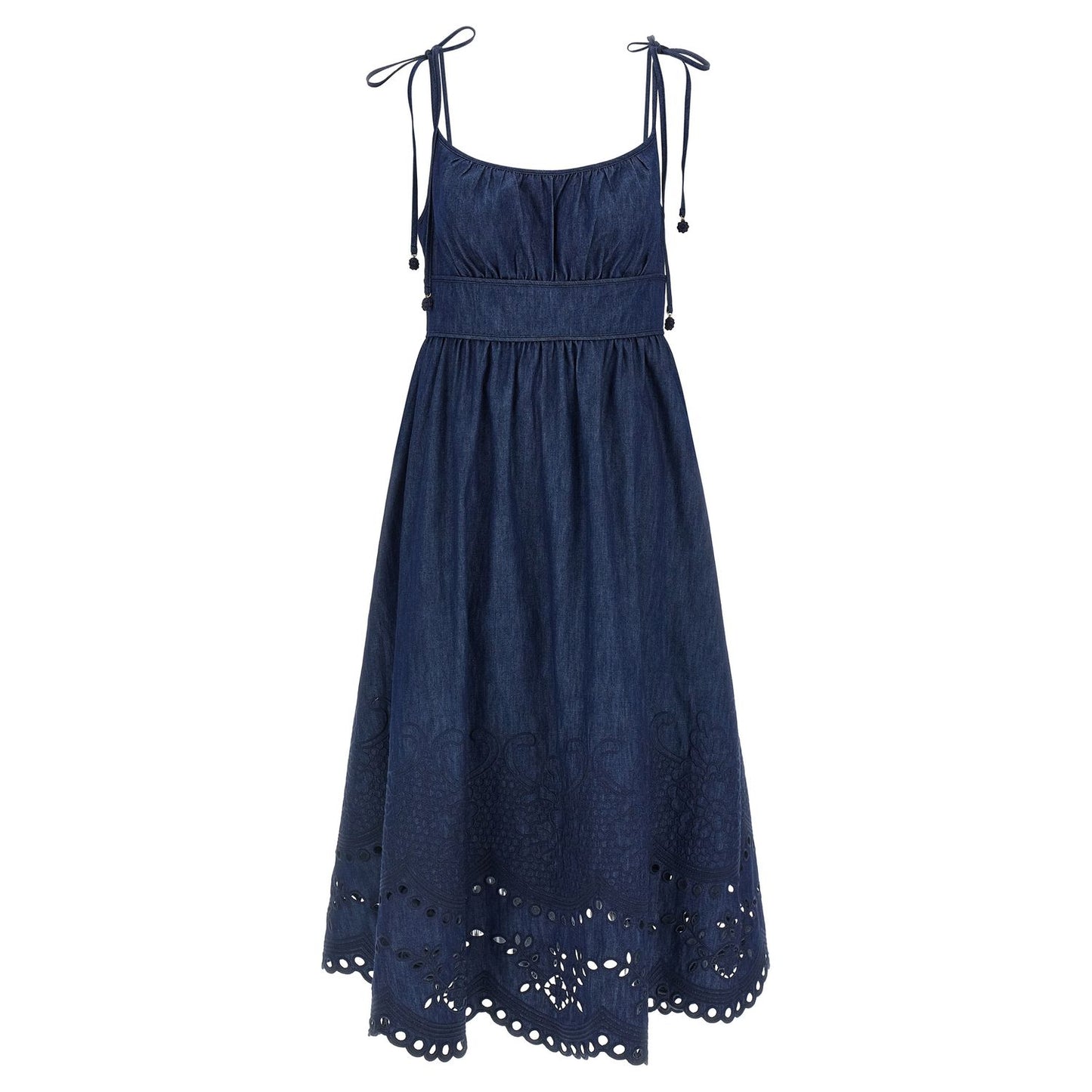 Zimmermann Blue Cotton Midi Dress