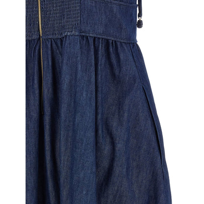Zimmermann Blue Cotton Midi Dress