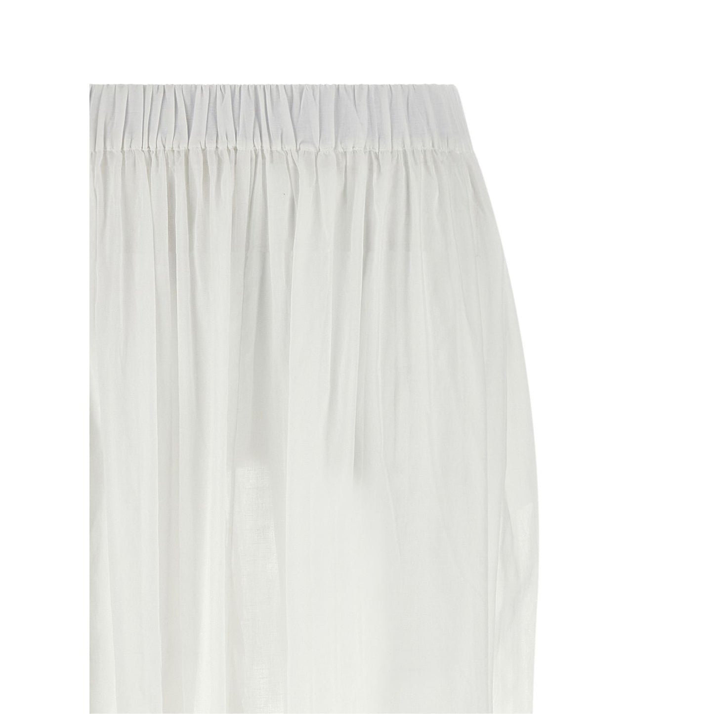 The Andamane White Cotton Casual Pants