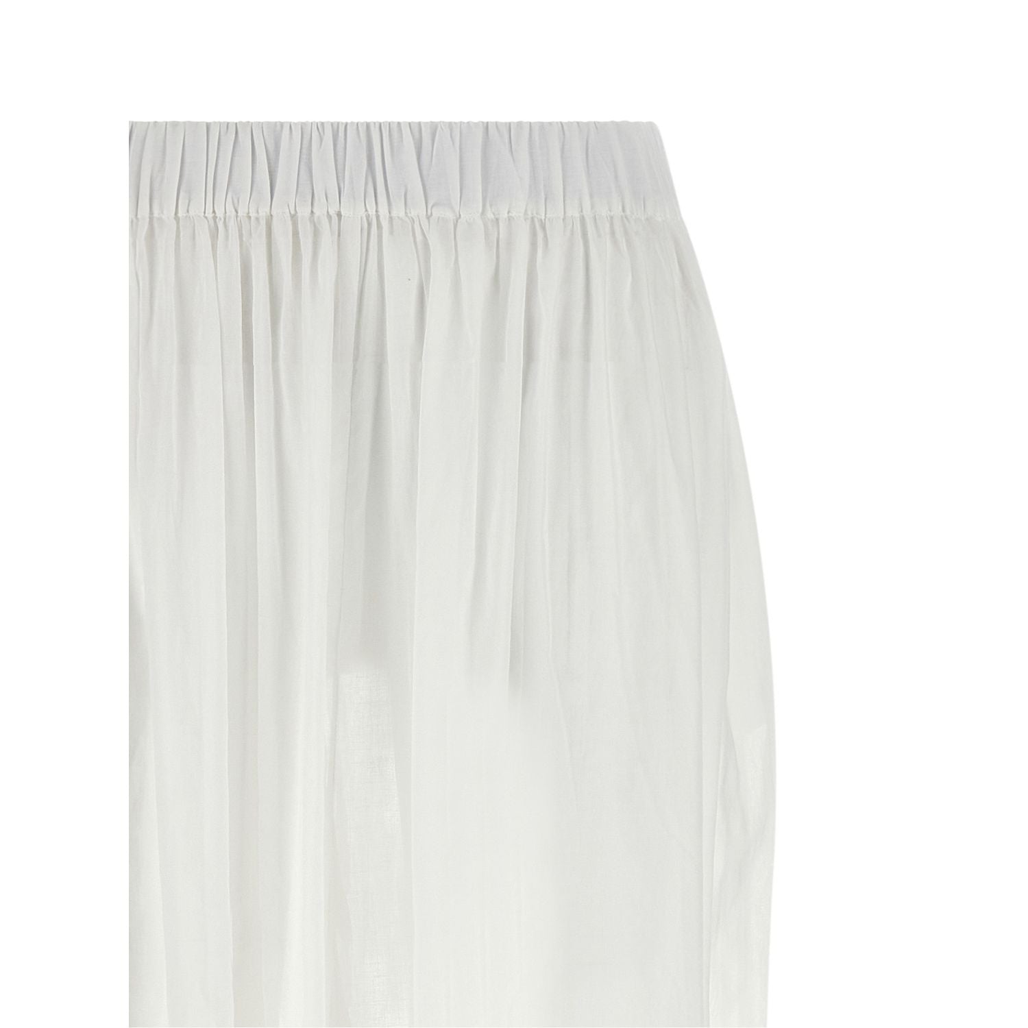 The Andamane White Cotton Casual Pants
