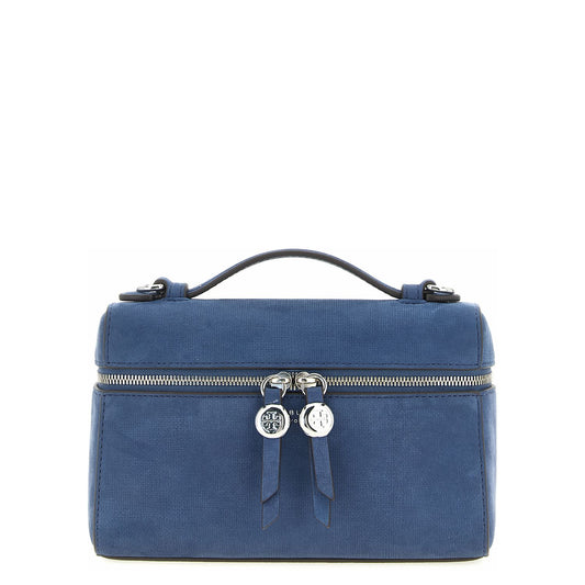Tory Burch Blue Lamb Leather Handbag