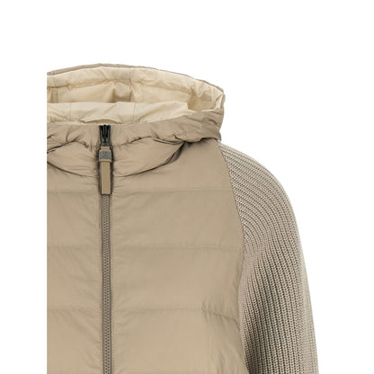 Brunello Cucinelli Beige Polyester Full-Length Jacket