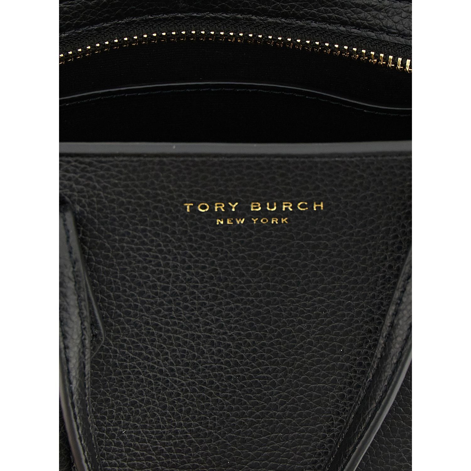 Tory Burch Black Cowhide Handbag