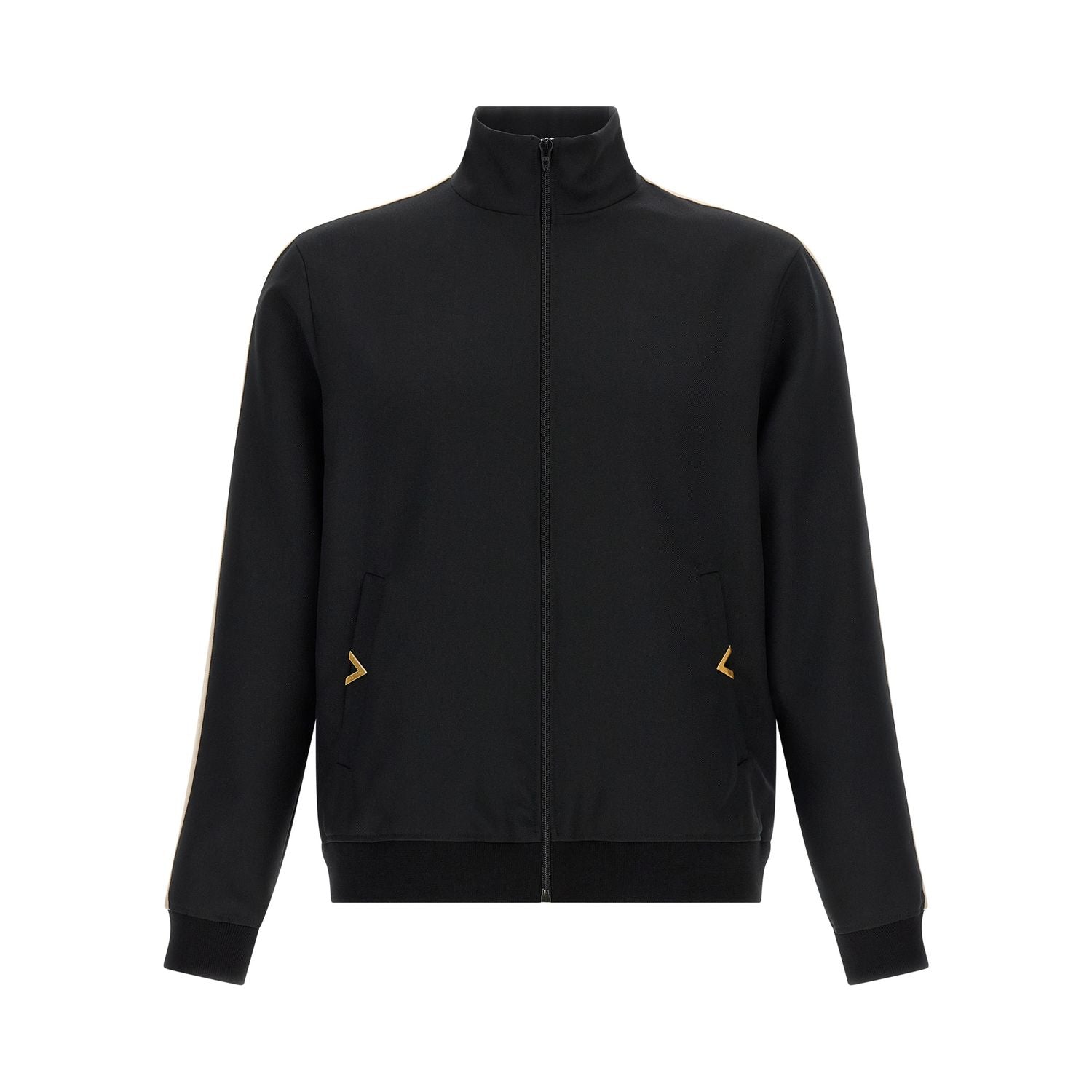 Valentino Garavani Black Polyester Sweatshirt