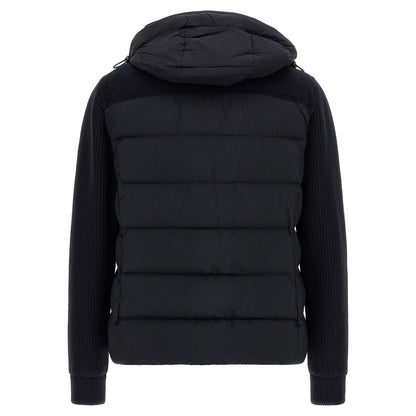 MooRER Blue Wool Full-Length Jacket