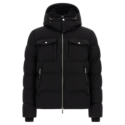 MooRER Black Wool Bomber