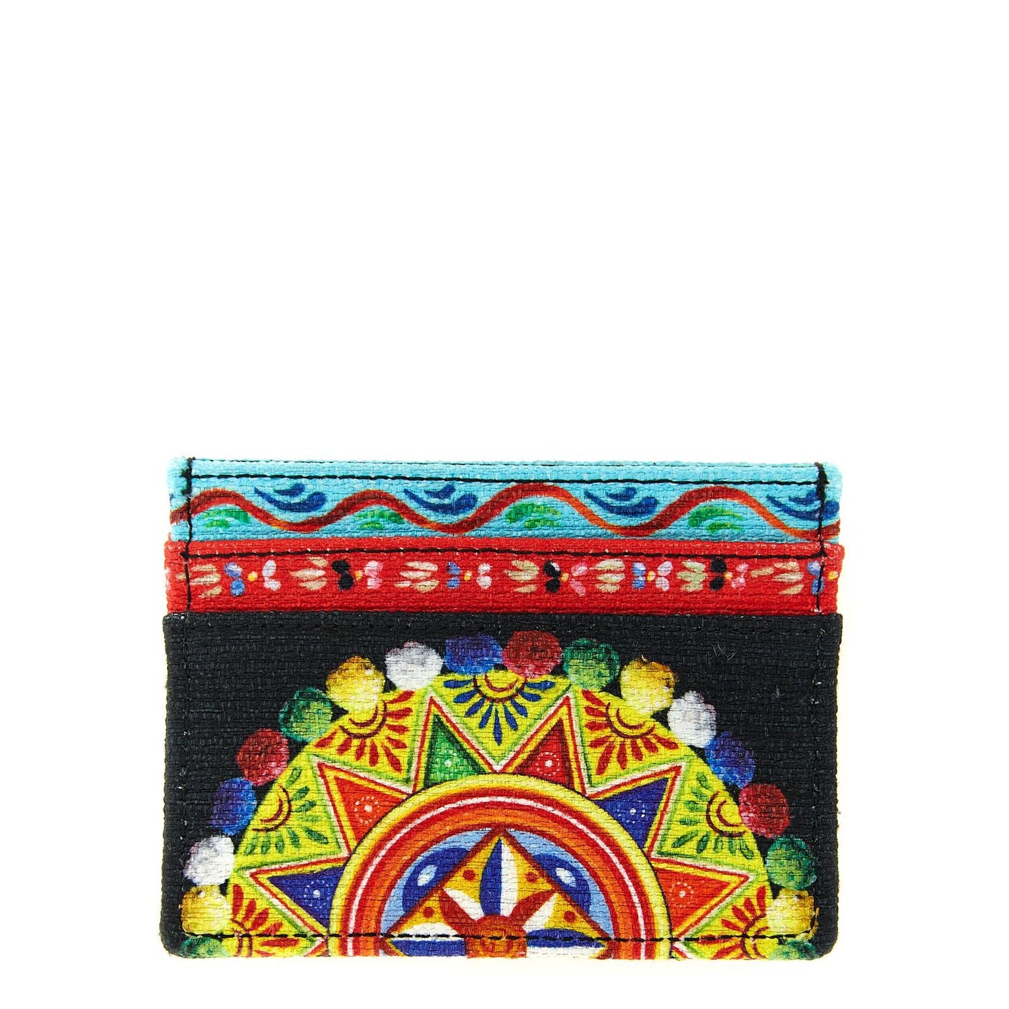 Dolce & Gabbana Multicolor Cotton Cardholder