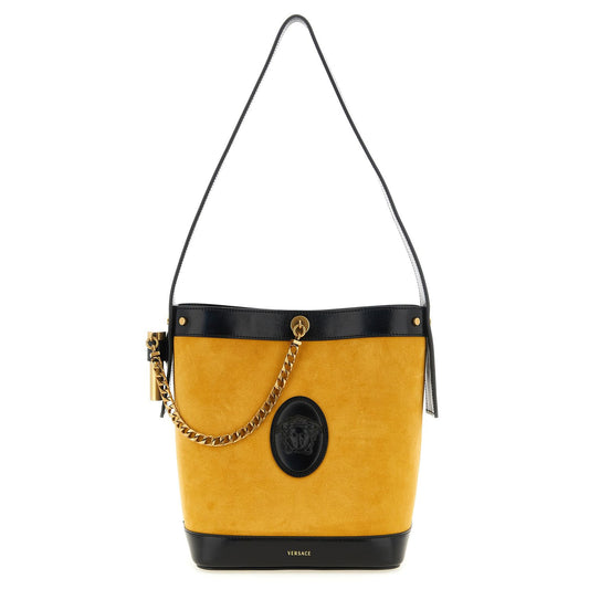 Versace Multicolor Calfskin Shoulder Bag