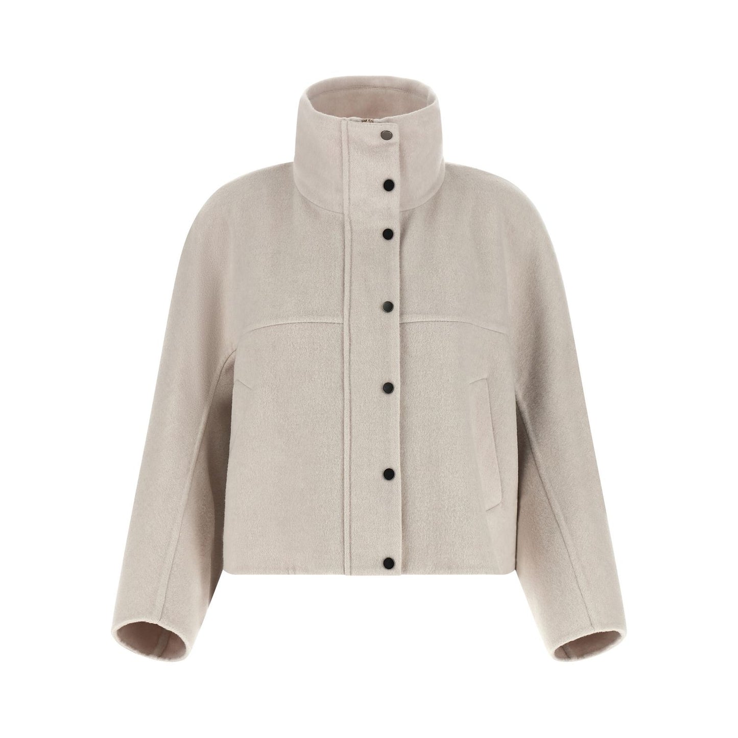 Brunello Cucinelli Gray Virgin Wool Coat