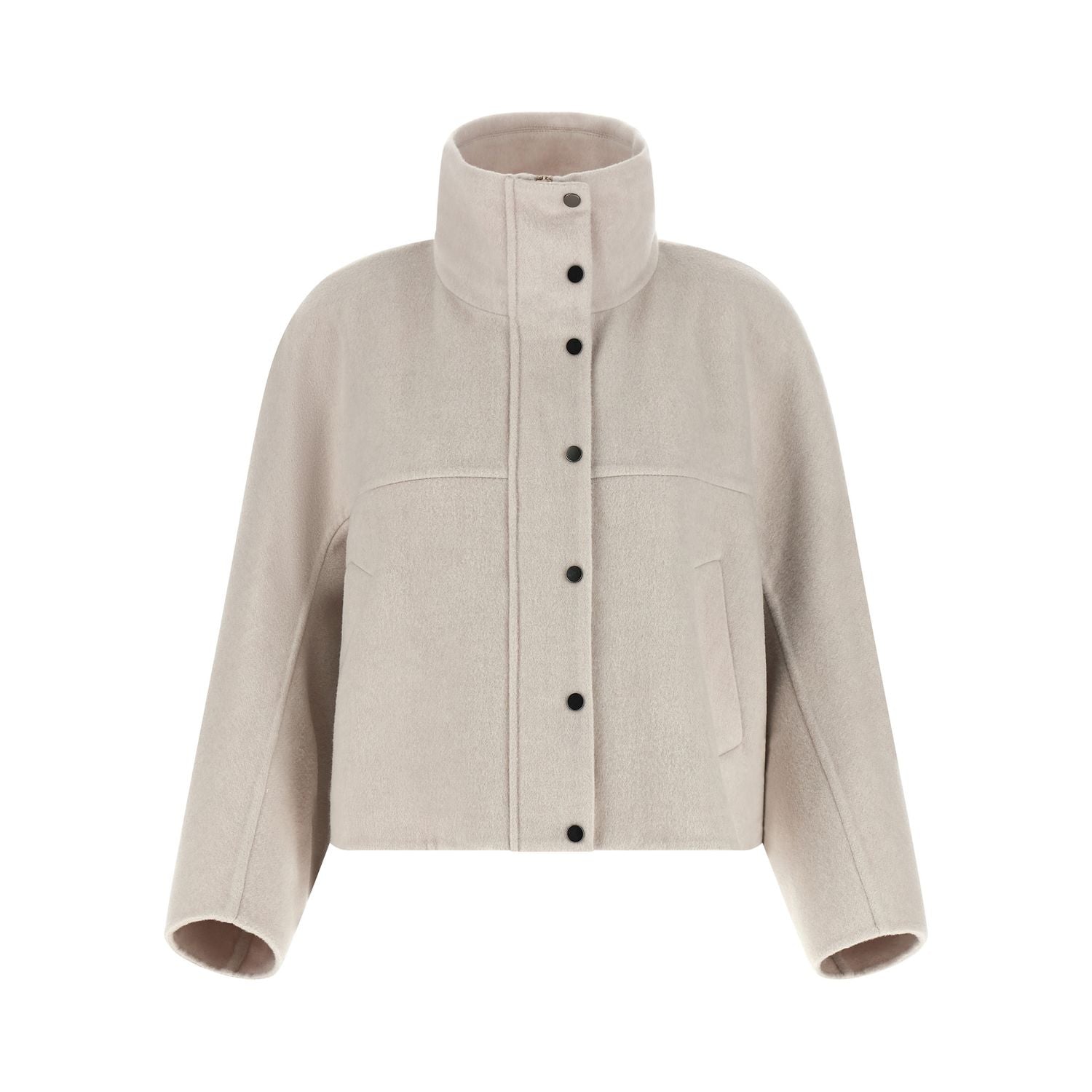 Brunello Cucinelli Gray Virgin Wool Coat