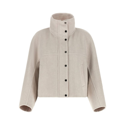 Brunello Cucinelli Gray Virgin Wool Coat