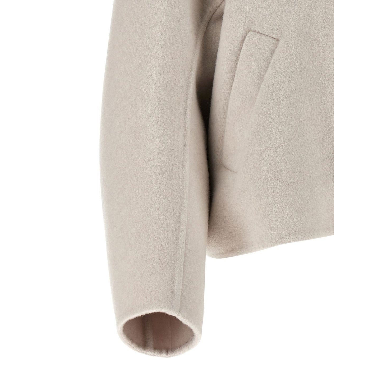 Brunello Cucinelli Gray Virgin Wool Coat