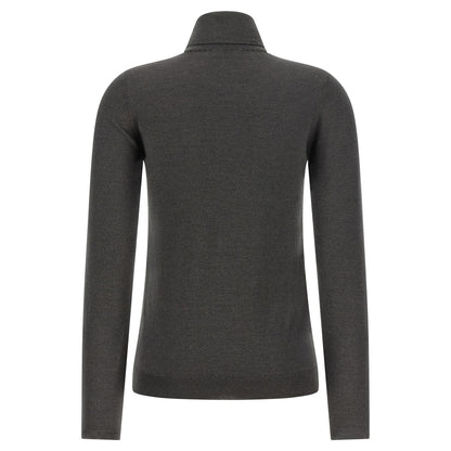 Brunello Cucinelli Gray Cashmere Cardigan