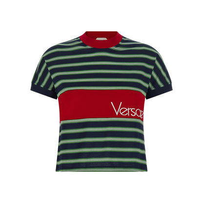 Versace Multicolor Cotton T-Shirt